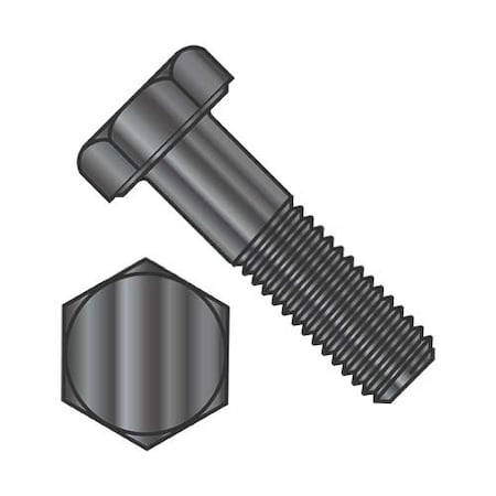 Usa Industrials Grade 2, 1/2"-13 Hex Head Cap Screw, Black Oxide Steel, 1-3/4 in L BULK-BOLT-4170